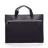 A4 bag for Office Man Woman Oxford Cloth Briefcase Business Men Ladies Portable Zipper  File Bag Double Deck Data Package