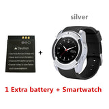 V8 SmartWatch Bluetooth Smartwatch Touch Screen Wrist Watch with Camera/SIM Card Slot, Waterproof Smart Watch DZ09 X6 VS M2 A1