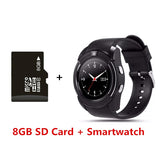 V8 SmartWatch Bluetooth Smartwatch Touch Screen Wrist Watch with Camera/SIM Card Slot, Waterproof Smart Watch DZ09 X6 VS M2 A1