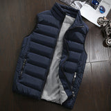 Casual Men’s Jacket Vest Sleeveless and Winter Warm