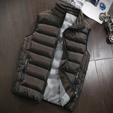 Casual Men’s Jacket Vest Sleeveless and Winter Warm