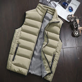 Casual Men’s Jacket Vest Sleeveless and Winter Warm