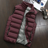 Casual Men’s Jacket Vest Sleeveless and Winter Warm