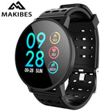 Makibes T3 Smart watch waterproof Activity Fitness Tracker HR Blood Oxygen Blood Pressure Clock Men Women Smartwatch