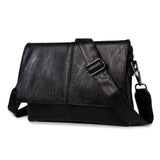 Brand Men's Briefcase PU Leather Messenger Travel Bag Simple Business Tote Man Casual Crossbody Briefcases Laptop Shoulder Bags