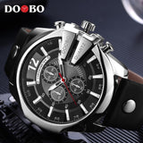 DOOBO Gold Men's Luxury Watches With Golden Quartz