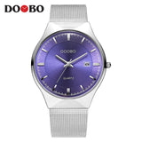 DOOBO Gold Men's Luxury Watches With Golden Quartz