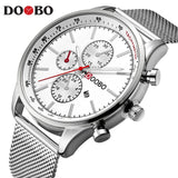 DOOBO Gold Men's Luxury Watches With Golden Quartz