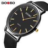 DOOBO Gold Men's Luxury Watches With Golden Quartz