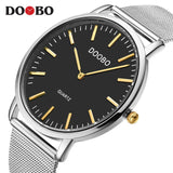 DOOBO Gold Men's Luxury Watches With Golden Quartz