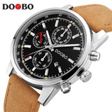 DOOBO Gold Men's Luxury Watches With Golden Quartz