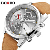 DOOBO Gold Men's Luxury Watches With Golden Quartz