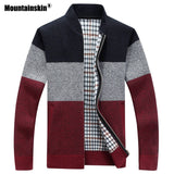 Men's Jackets With knitted Zipper and Beautifully Decorated