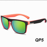 QUISVIKER BRAND DESIGN Polarized Sunglasses Men Women Driving Sun Glasses Male Square Goggles UV400 Eyewear (No paper box)