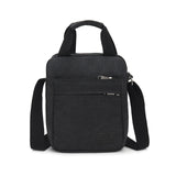 Briefcase Men Men's Fashion Canvas Solid Color Totes Business Shoulder Bag Messenger Bags