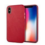 IMIDO Luxury Leather Phone Case For iPhone XSMAX XR XS X 8 7 Plus Ultra-Thin Sheepskin Back Cover For iPhone 7 Plus Coque Fundas