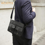 Leather Briefcase Mens Genuine Leather Handbags Crossbody Bags Men's High Quality Luxury Business Messenger Bags Handbags