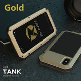 Heavy Duty Protection Doom armor Metal Aluminum phone Case for iPhone 11 Pro Max XR XS MAX 6 6S 7 8 Plus X 5S 5 Shockproof Cover