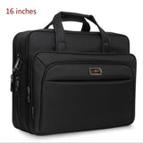 New Business Men Briefcase High Capacity Men's Single Shoulder Bags 14" 15" 16" Laptop Bag Women Work Files Office Package