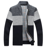 Men's Jackets With knitted Zipper and Beautifully Decorated