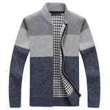 Men's Jackets With knitted Zipper and Beautifully Decorated