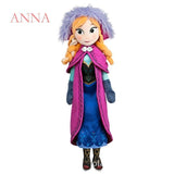 Unique Gifts high quality Sweet Toys Snow Queen Elsa Stuffed Doll Princess Anna Elsa Doll Toys DIY kids Stuffed Plush KidsToys