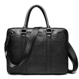 VORMOR Promotion Simple Famous Brand Business Men Briefcase Bag Luxury Leather Laptop Bag Man Shoulder Bag Bolsa Maleta