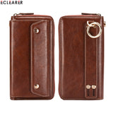 Universal Durable Leather Wallet Cell Phone Bags | Cases Luxury Multi-Functional Zipper Card Slots Purse | Pouch Hand Bag Phone Case