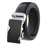 New Men Belt Male Genuine Leather Strap Belts For Men Top Quality Automatic Buckle black Belts Cummerbunds cinturon hombre