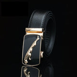 New Men Belt Male Genuine Leather Strap Belts For Men Top Quality Automatic Buckle black Belts Cummerbunds cinturon hombre