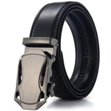 New Men Belt Male Genuine Leather Strap Belts For Men Top Quality Automatic Buckle black Belts Cummerbunds cinturon hombre