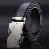 New Men Belt Male Genuine Leather Strap Belts For Men Top Quality Automatic Buckle black Belts Cummerbunds cinturon hombre