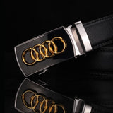 New Men Belt Male Genuine Leather Strap Belts For Men Top Quality Automatic Buckle black Belts Cummerbunds cinturon hombre