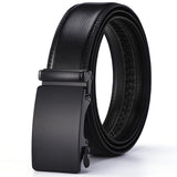 New Men Belt Male Genuine Leather Strap Belts For Men Top Quality Automatic Buckle black Belts Cummerbunds cinturon hombre