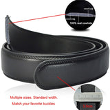 New Men Belt Male Genuine Leather Strap Belts For Men Top Quality Automatic Buckle black Belts Cummerbunds cinturon hombre