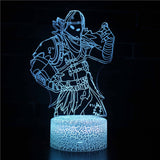 3D illusion Battle Royale Figures Lamp Raven Omega Figurine Light Kids Sleeping Lampen Best Toys For Christmas Holiday Gifts