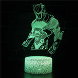 3D illusion Battle Royale Figures Lamp Raven Omega Figurine Light Kids Sleeping Lampen Best Toys For Christmas Holiday Gifts