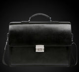 Business Man Bag Theftproof Lock PU Leather Briefcase Bag High Quality Leather Laptop Handbags Man Luxury Bag Shoulder Bags