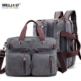 Men Canvas Bag Large Briefcase Travel Suitcase Messenger Shoulder Tote Handbag Big Casual Business Male Laptop Bag