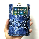 Genuine Leather Card Holder Pouch Phone Case For iPhone 11 Pro Max X XS XR 7 8 Plus Luxury Crocodile Strap Thin Slim Bag Cover