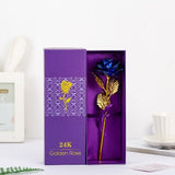 Valentine's Day Creative Gift 24K Foil Plated Rose Wedding Decor & Artificial Flowers Gift