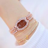 Luxury Women's Diamond Famous Brand Elegant Dress Quartz Watches