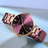 MINIFOCUS Elegant Women Watches Top Luxury Brand Quartz Ladies Watch Stainless Steel Strap Waterproof Casual Dress Female Clock