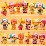 1-35 pcs/lot original cute Pinypon dolls Detachable Kids doubleface Action Toy Figures Dolls the best Gifts Random