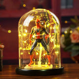 [New] The Avengers 4 Marvel Heroes Spider-Man figure model Action Figure Lighting Room decoration toys baby kids best gift