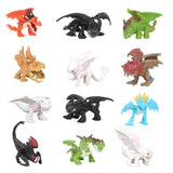 13pcs/12pcs 3-7cm How to Train Your 3 Figure Toys Night Fury Toothless Dragon Model Doll Toy Best Christmas Gifts For Kids