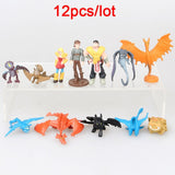 13pcs/12pcs 3-7cm How to Train Your 3 Figure Toys Night Fury Toothless Dragon Model Doll Toy Best Christmas Gifts For Kids