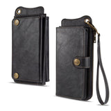 Versatile for iPhone 11 11Pro 11Promax mobile wallet real leather card design for iPhone 6 6s 7 8 plus phone case bag