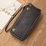 Versatile for iPhone 11 11Pro 11Promax mobile wallet real leather card design for iPhone 6 6s 7 8 plus phone case bag