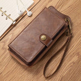 Versatile for iPhone 11 11Pro 11Promax mobile wallet real leather card design for iPhone 6 6s 7 8 plus phone case bag